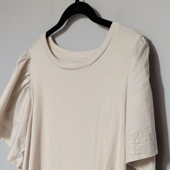 Old Navy Cream Women's Blouse - Picture 4 of 5